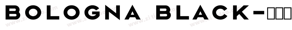 Bologna Black字体转换